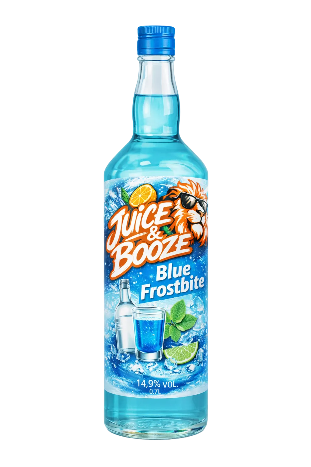 Juice&Booze™ Blue Frostbite Shot